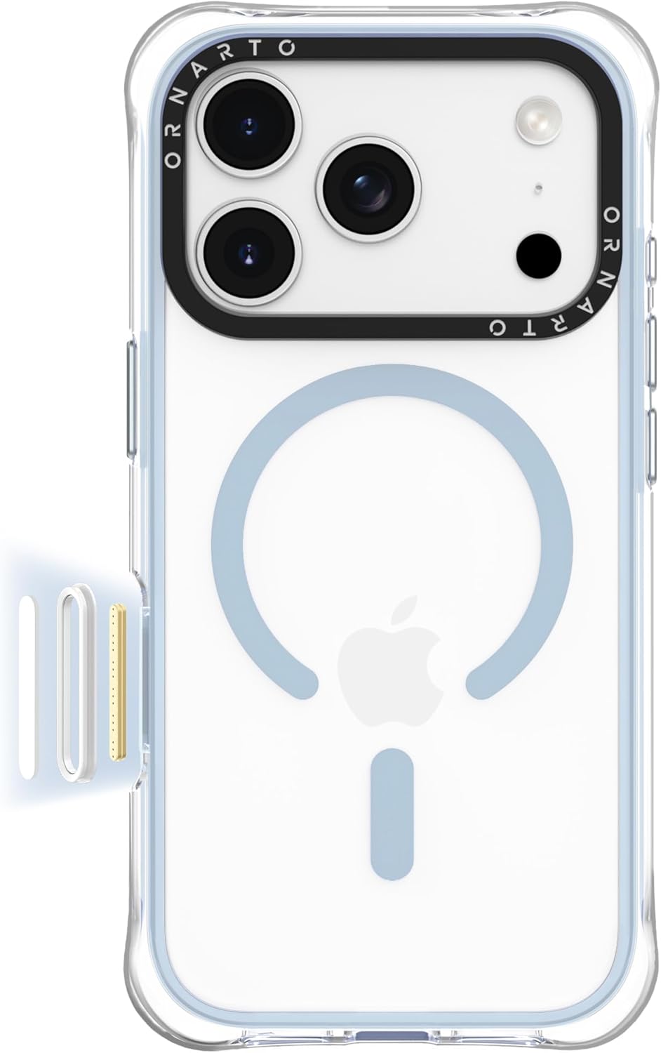 iPhone 18 Pro Max/17 Pro Max Case Clear, for MagSafe, Pink