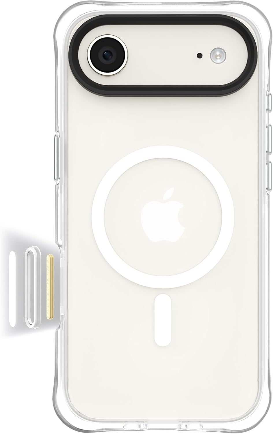 iPhone 18 Pro Max/17 Pro Max Case Clear, for MagSafe, Pink