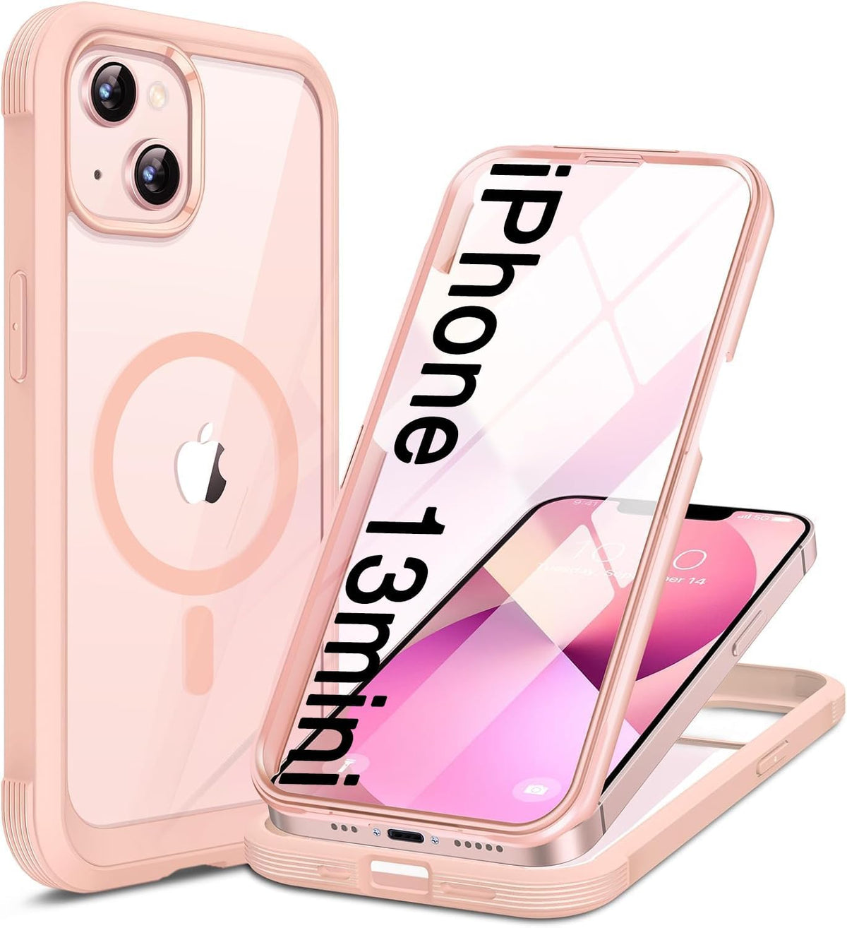 Clear Full-Body MagSafe Case for iPhone 17 Pro Max 6.9", Built-in Screen & Camera Protector