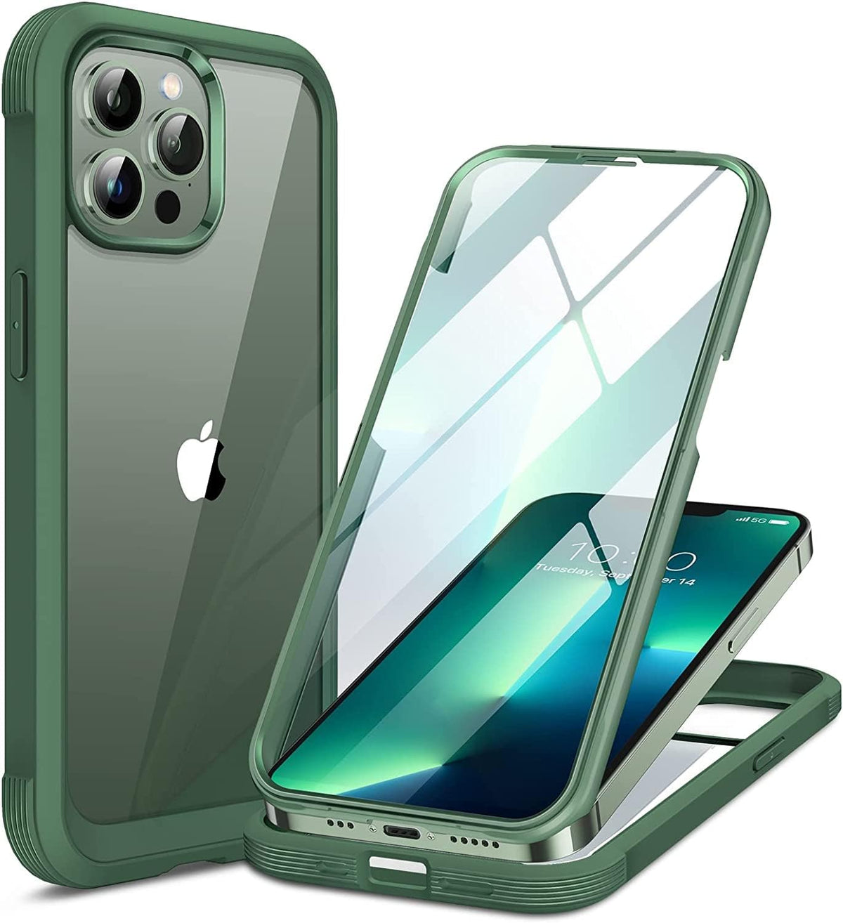 Clear Full-Body MagSafe Case for iPhone 17 Pro Max 6.9", Built-in Screen & Camera Protector