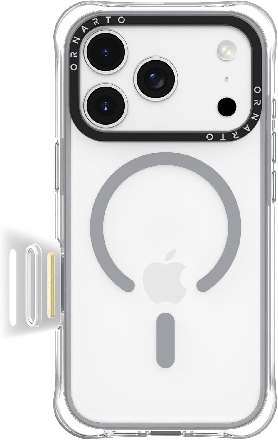 iPhone 18 Pro Max/17 Pro Max Case Clear, for MagSafe, Pink