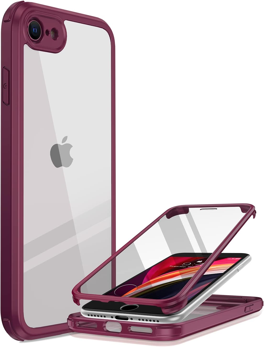 Clear Full-Body MagSafe Case for iPhone 17 Pro Max 6.9", Built-in Screen & Camera Protector