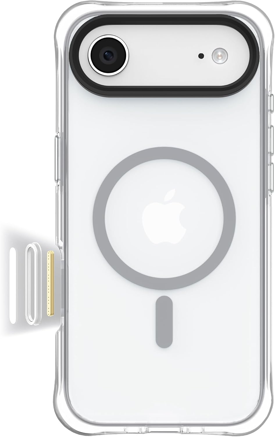 iPhone 18 Pro Max/17 Pro Max Case Clear, for MagSafe, Pink