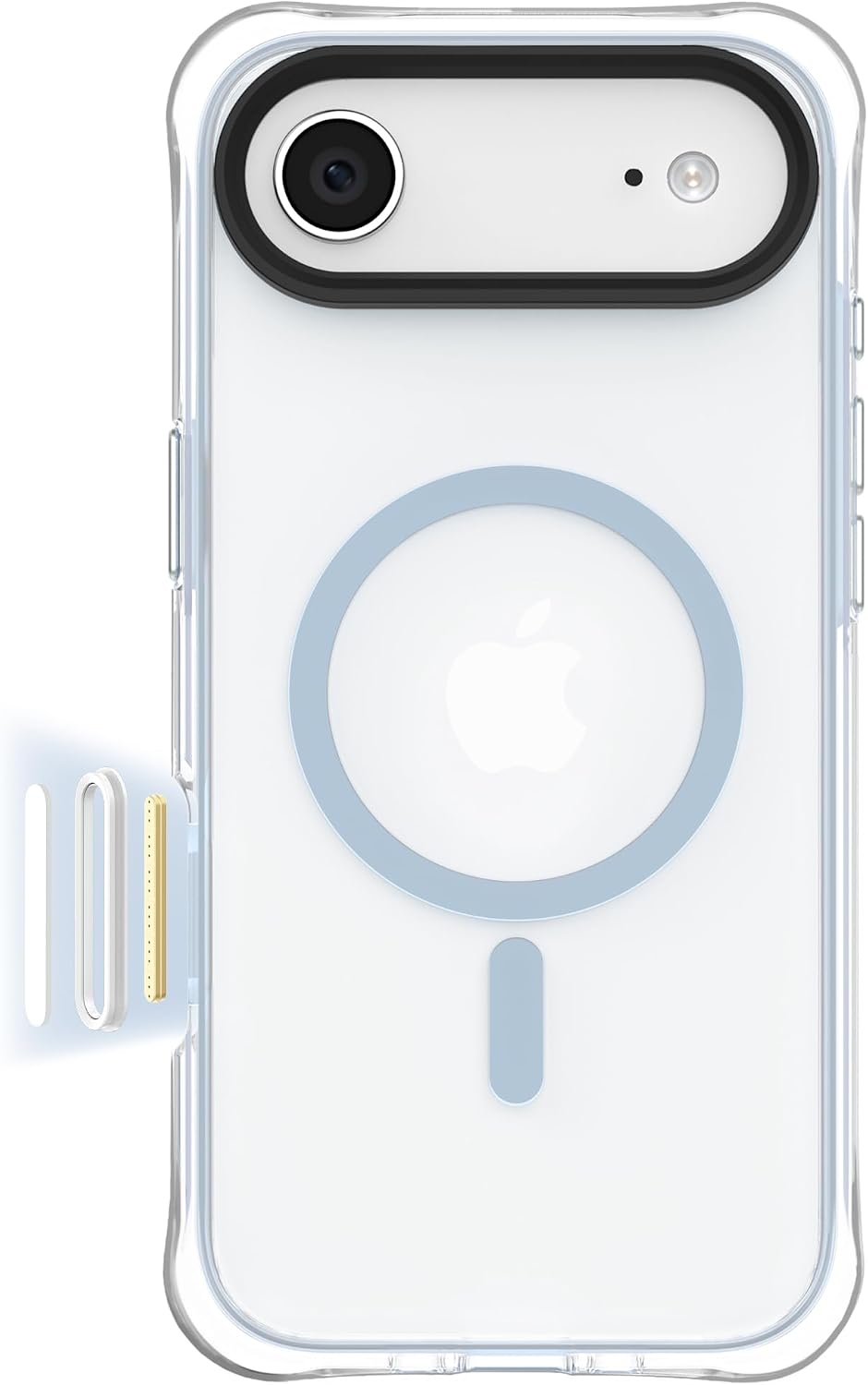 iPhone 18 Pro Max/17 Pro Max Case Clear, for MagSafe, Pink