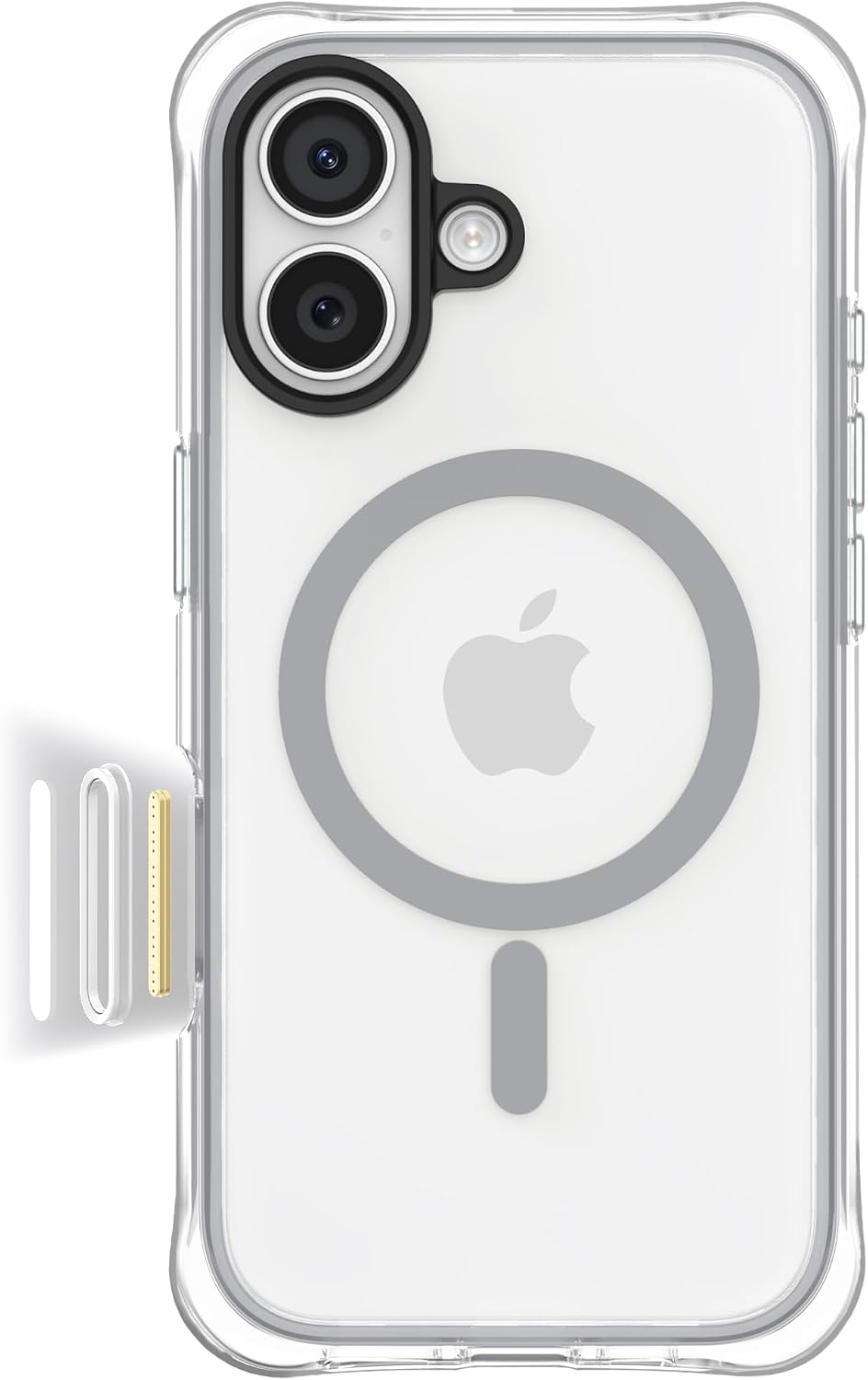 iPhone 18 Pro Max/17 Pro Max Case Clear, for MagSafe, Pink