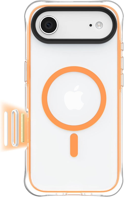 iPhone 18 Pro Max/17 Pro Max Case Clear, for MagSafe, Pink