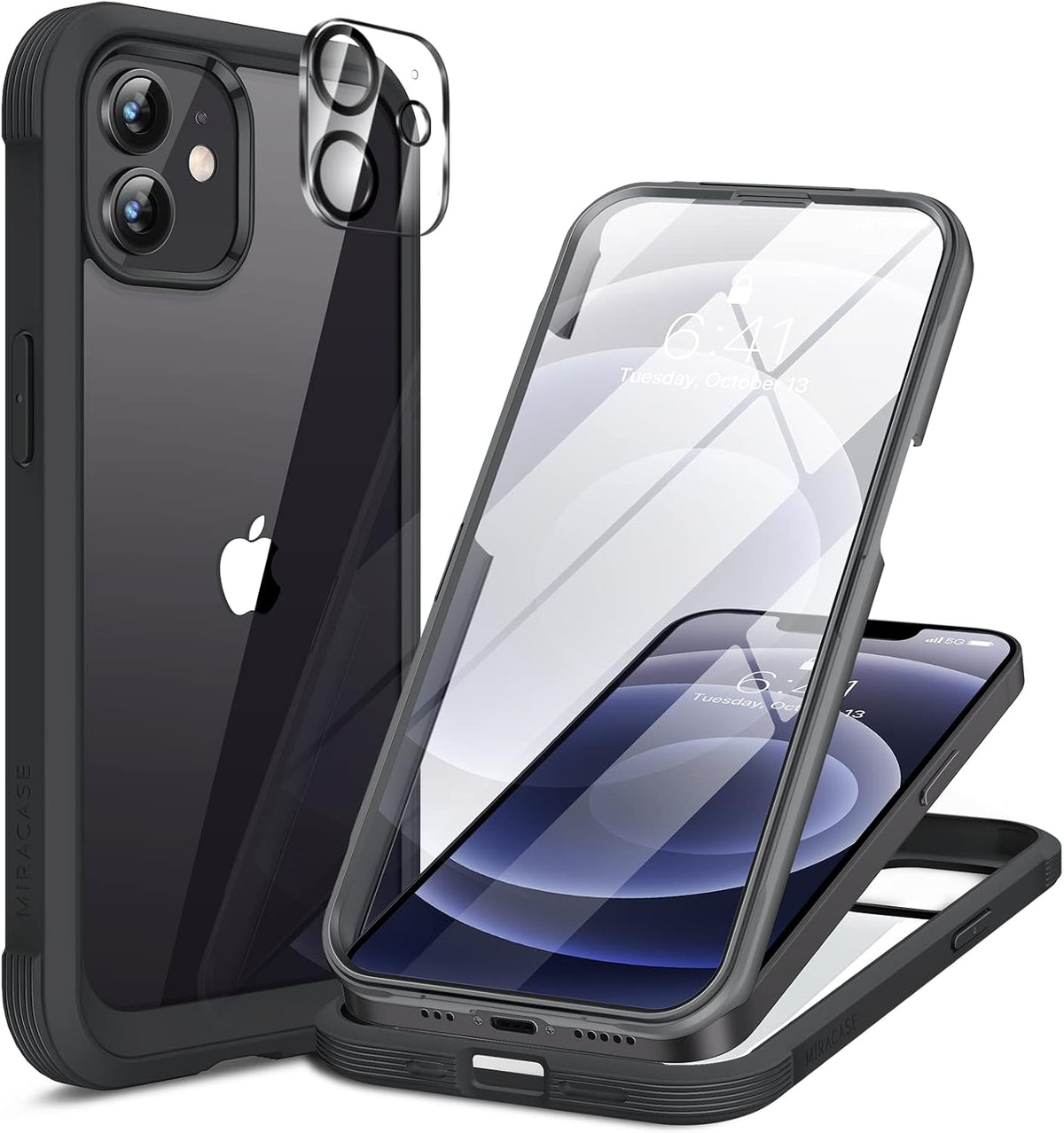 Clear Full-Body MagSafe Case for iPhone 17 Pro Max 6.9", Built-in Screen & Camera Protector