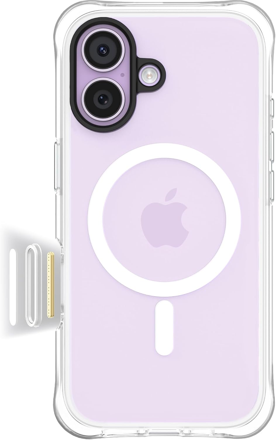 iPhone 18 Pro Max/17 Pro Max Case Clear, for MagSafe, Pink