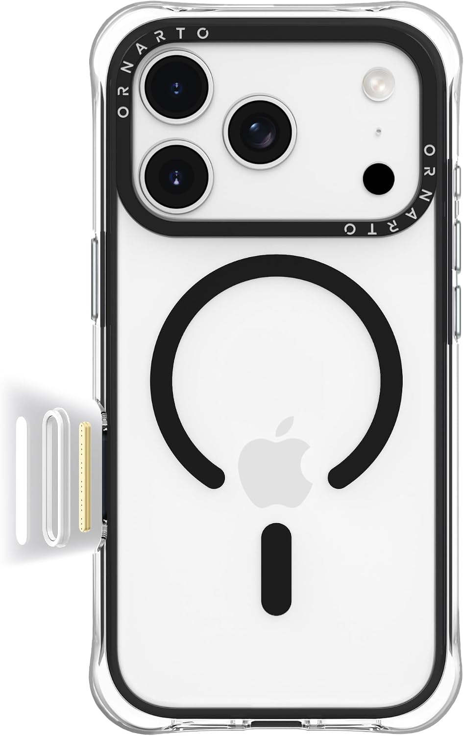iPhone 18 Pro Max/17 Pro Max Case Clear, for MagSafe, Pink