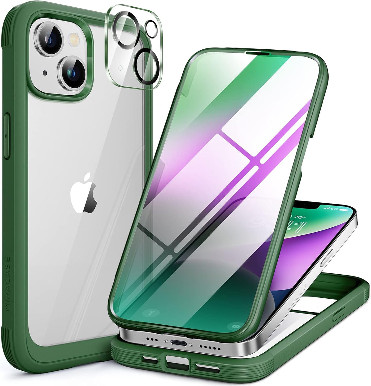 Clear Full-Body MagSafe Case for iPhone 17 Pro Max 6.9", Built-in Screen & Camera Protector