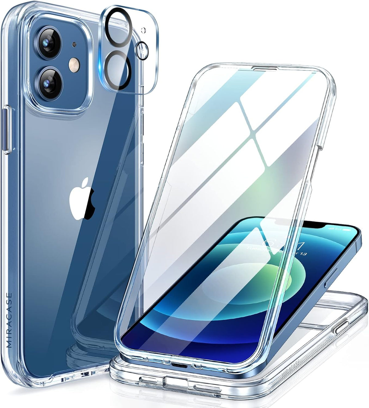 Clear Full-Body MagSafe Case for iPhone 17 Pro Max 6.9", Built-in Screen & Camera Protector