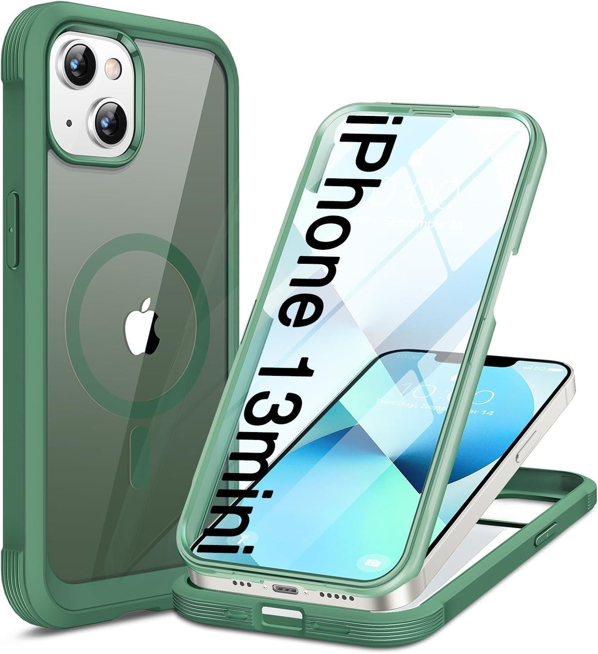 Clear Full-Body MagSafe Case for iPhone 17 Pro Max 6.9", Built-in Screen & Camera Protector