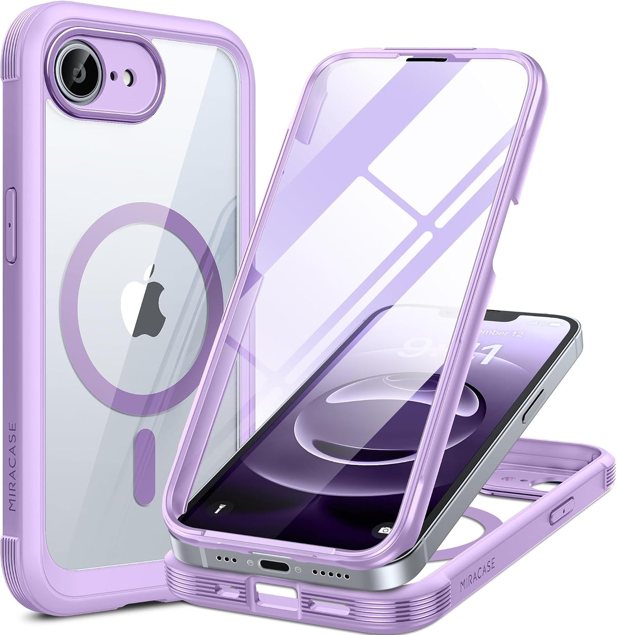 Clear Full-Body MagSafe Case for iPhone 17 Pro Max 6.9", Built-in Screen & Camera Protector