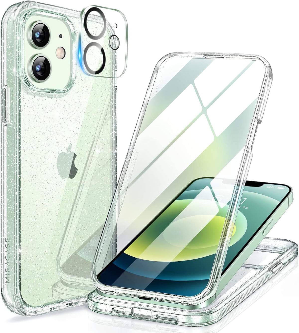 Clear Full-Body MagSafe Case for iPhone 17 Pro Max 6.9", Built-in Screen & Camera Protector