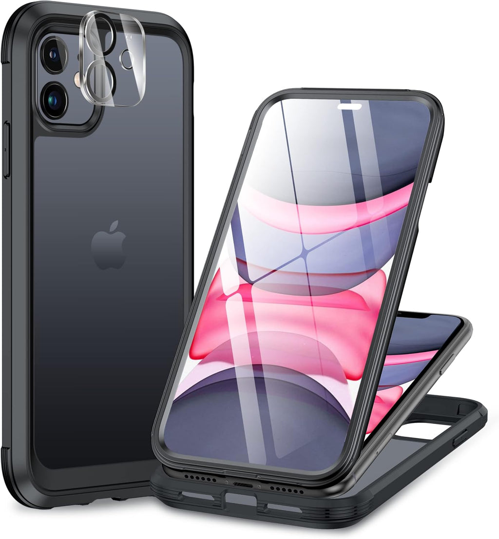Clear Full-Body MagSafe Case for iPhone 17 Pro Max 6.9", Built-in Screen & Camera Protector
