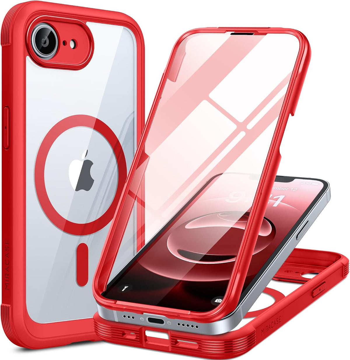 Clear Full-Body MagSafe Case for iPhone 17 Pro Max 6.9", Built-in Screen & Camera Protector