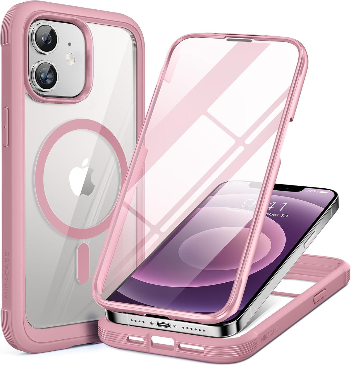 Clear Full-Body MagSafe Case for iPhone 17 Pro Max 6.9", Built-in Screen & Camera Protector