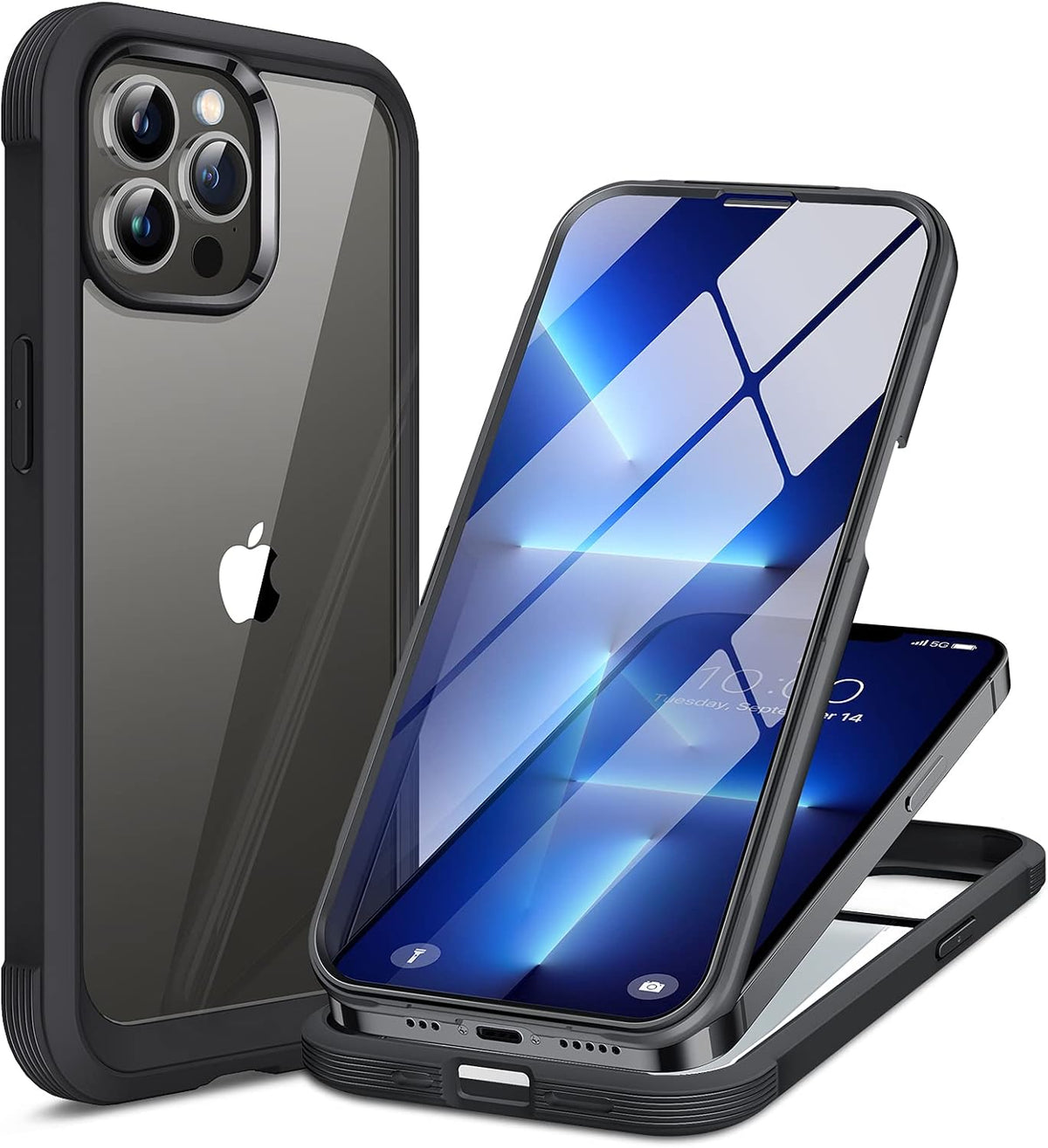 Clear Full-Body MagSafe Case for iPhone 17 Pro Max 6.9", Built-in Screen & Camera Protector