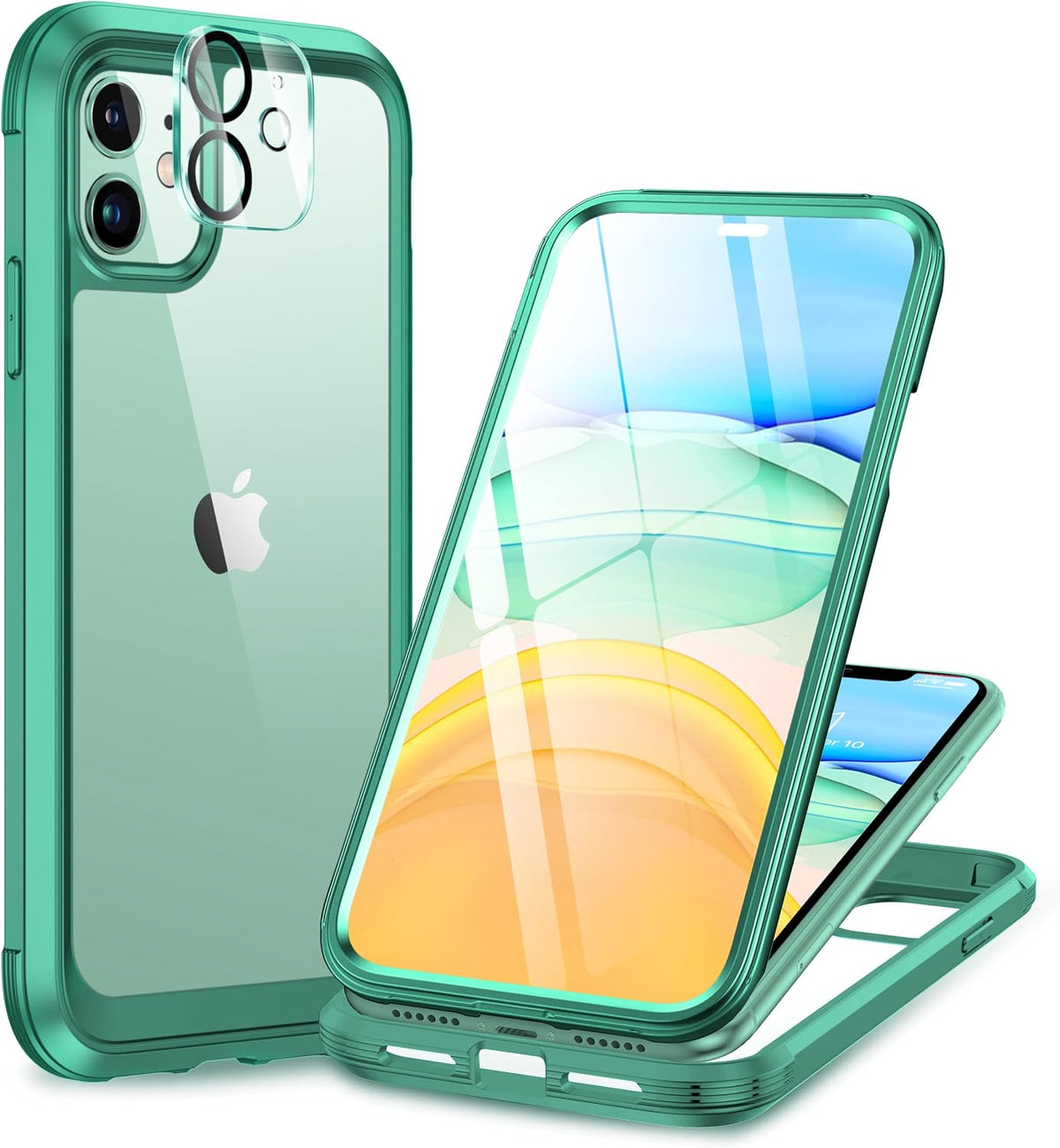 Clear Full-Body MagSafe Case for iPhone 17 Pro Max 6.9", Built-in Screen & Camera Protector
