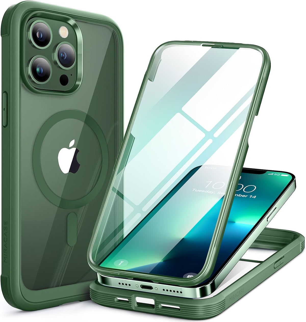 Clear Full-Body MagSafe Case for iPhone 17 Pro Max 6.9", Built-in Screen & Camera Protector