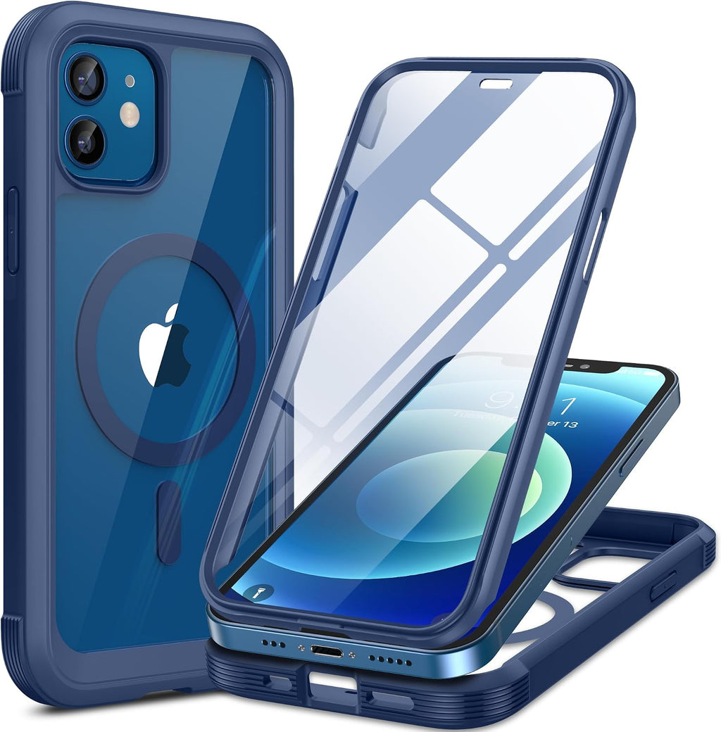 Clear Full-Body MagSafe Case for iPhone 17 Pro Max 6.9", Built-in Screen & Camera Protector