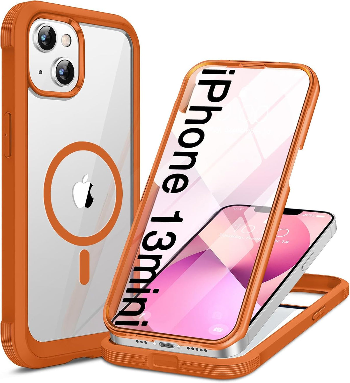 Clear Full-Body MagSafe Case for iPhone 17 Pro Max 6.9", Built-in Screen & Camera Protector