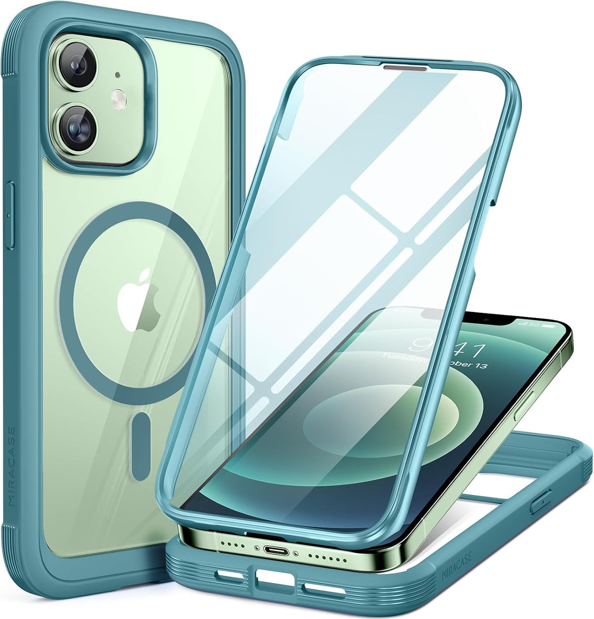 Clear Full-Body MagSafe Case for iPhone 17 Pro Max 6.9", Built-in Screen & Camera Protector