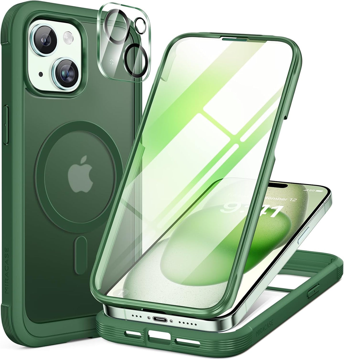 Clear Full-Body MagSafe Case for iPhone 17 Pro Max 6.9", Built-in Screen & Camera Protector