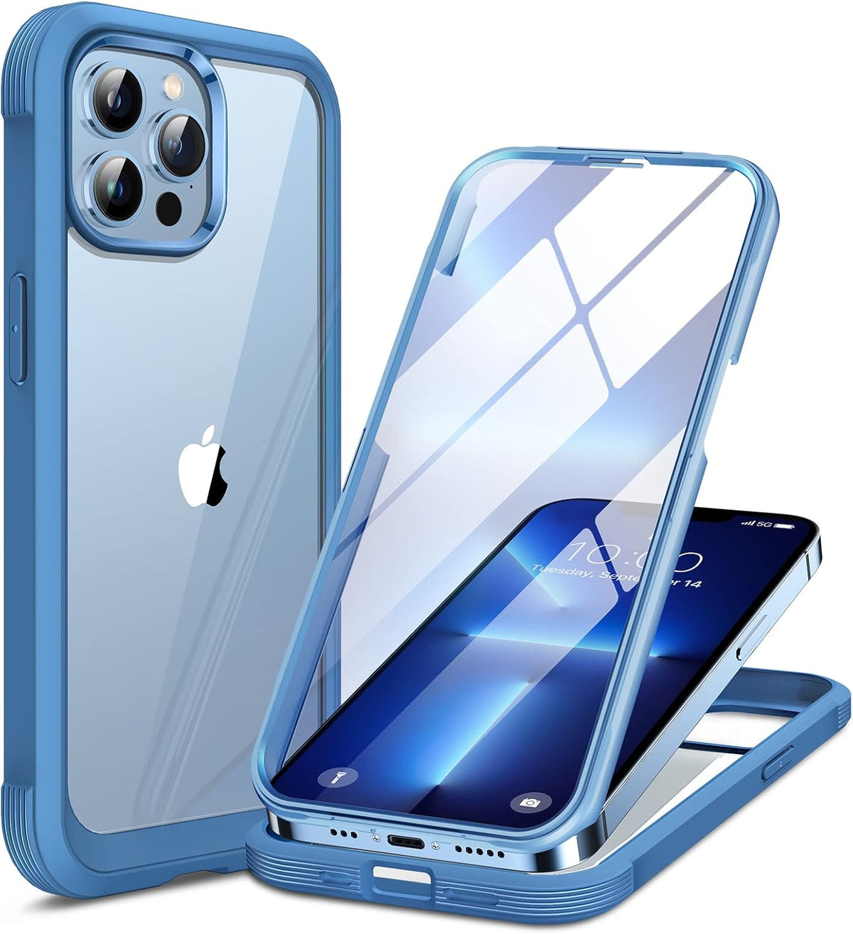 Clear Full-Body MagSafe Case for iPhone 17 Pro Max 6.9", Built-in Screen & Camera Protector