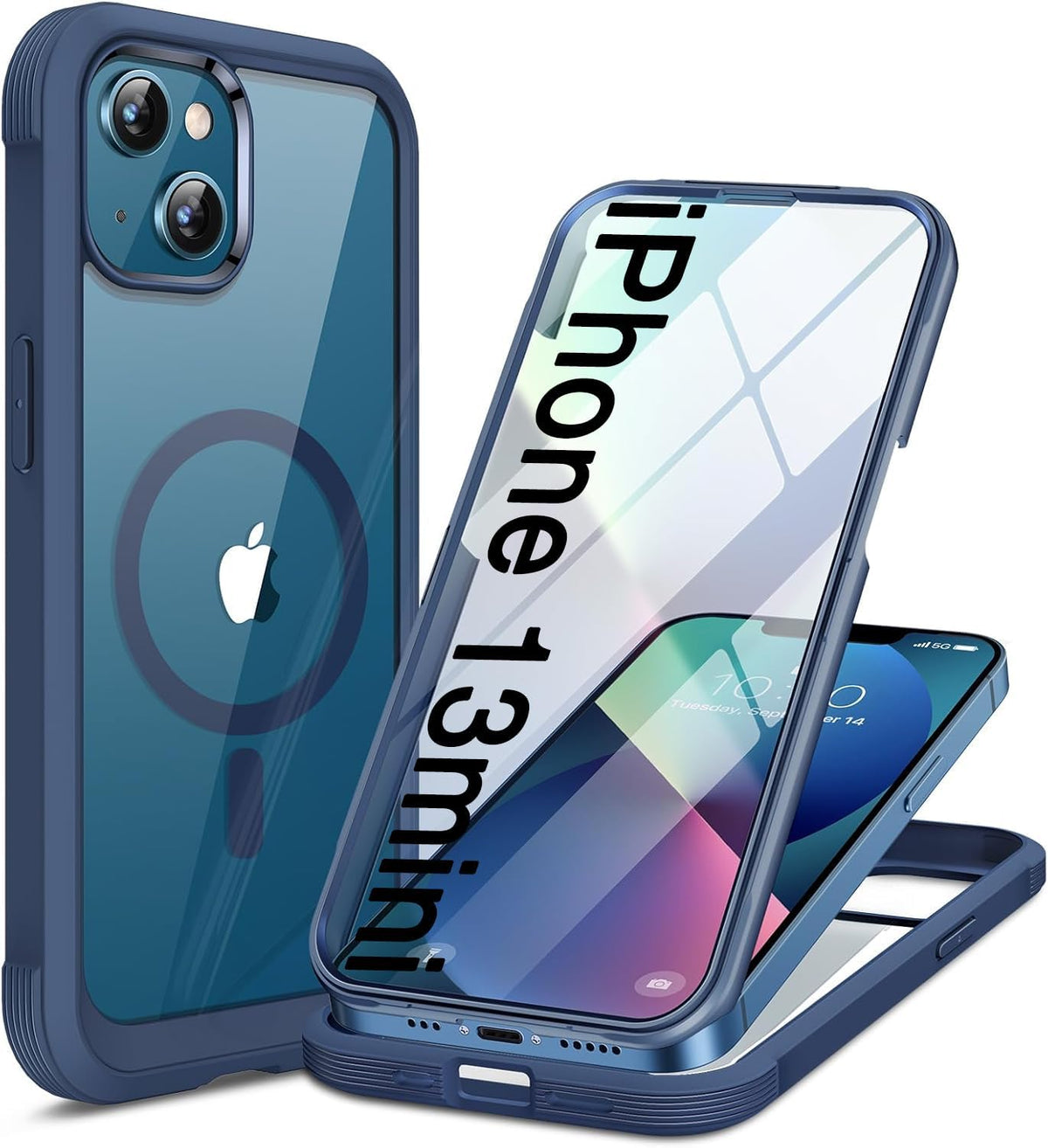 Clear Full-Body MagSafe Case for iPhone 17 Pro Max 6.9", Built-in Screen & Camera Protector