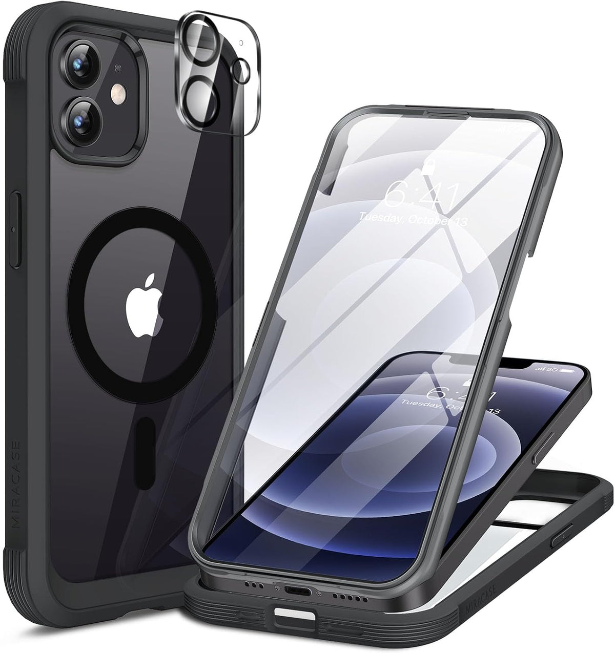 Clear Full-Body MagSafe Case for iPhone 17 Pro Max 6.9", Built-in Screen & Camera Protector