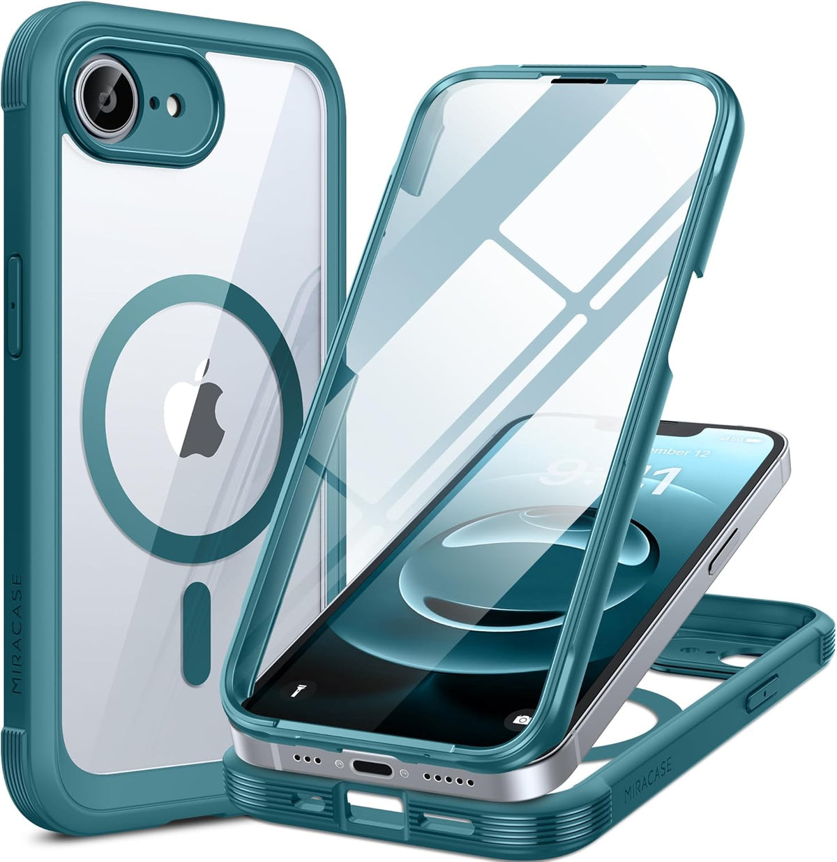 Clear Full-Body MagSafe Case for iPhone 17 Pro Max 6.9", Built-in Screen & Camera Protector