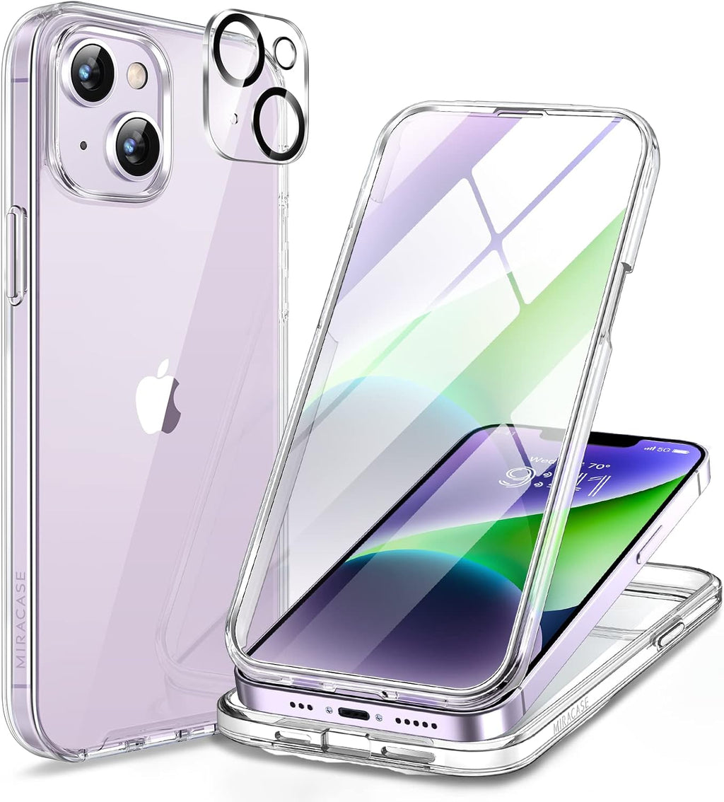 Clear Full-Body MagSafe Case for iPhone 17 Pro Max 6.9", Built-in Screen & Camera Protector