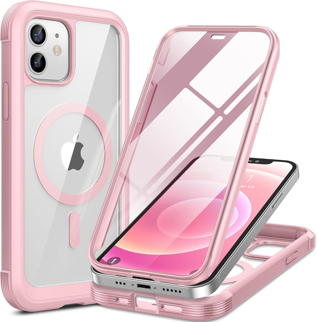 Clear Full-Body MagSafe Case for iPhone 17 Pro Max 6.9", Built-in Screen & Camera Protector