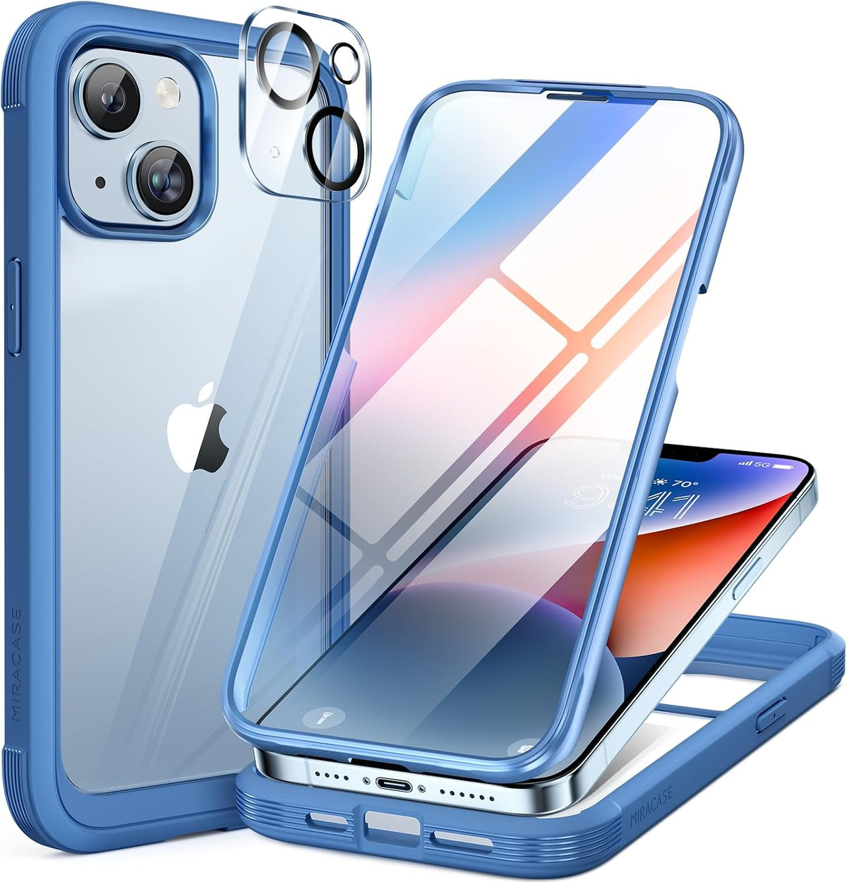 Clear Full-Body MagSafe Case for iPhone 17 Pro Max 6.9", Built-in Screen & Camera Protector