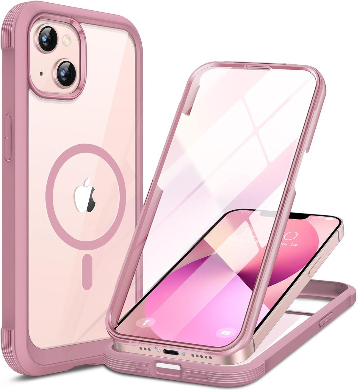 Clear Full-Body MagSafe Case for iPhone 17 Pro Max 6.9", Built-in Screen & Camera Protector