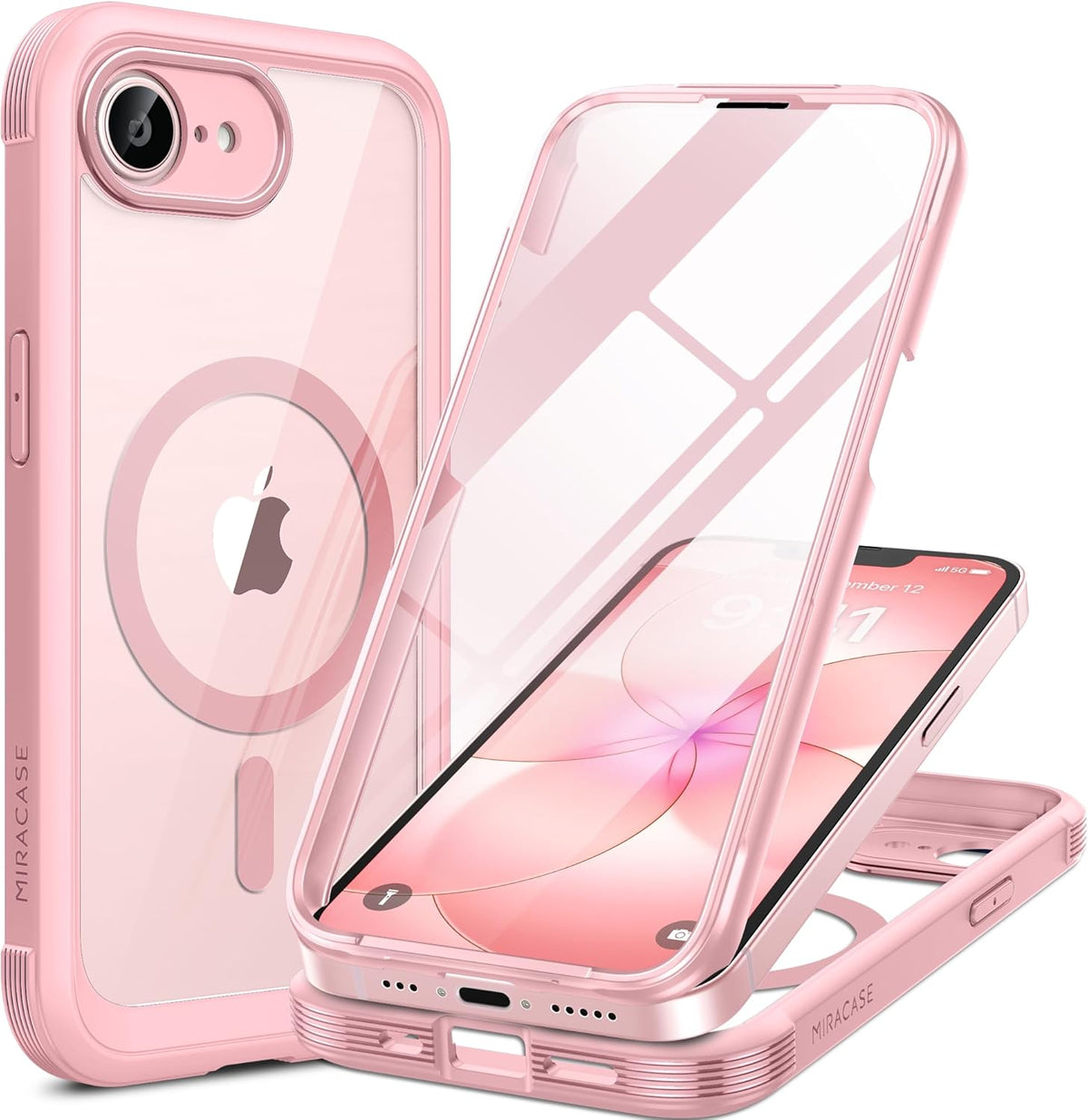 Clear Full-Body MagSafe Case for iPhone 17 Pro Max 6.9", Built-in Screen & Camera Protector