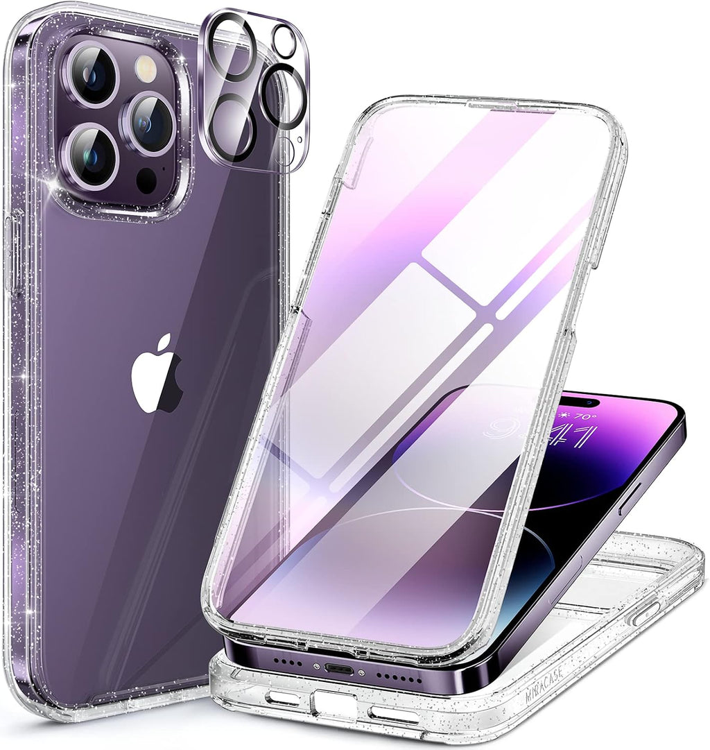 Clear Full-Body MagSafe Case for iPhone 17 Pro Max 6.9", Built-in Screen & Camera Protector