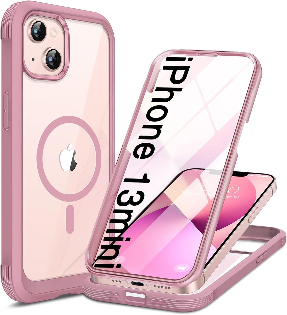 Clear Full-Body MagSafe Case for iPhone 17 Pro Max 6.9", Built-in Screen & Camera Protector