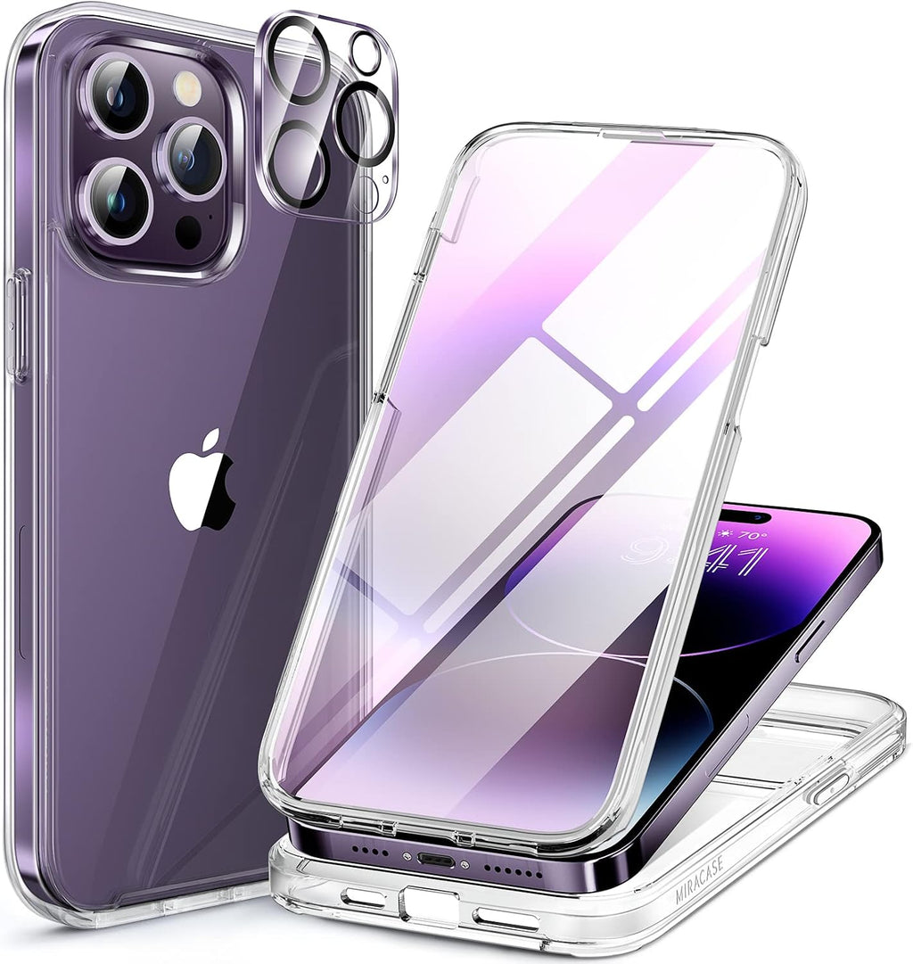 Clear Full-Body MagSafe Case for iPhone 17 Pro Max 6.9", Built-in Screen & Camera Protector