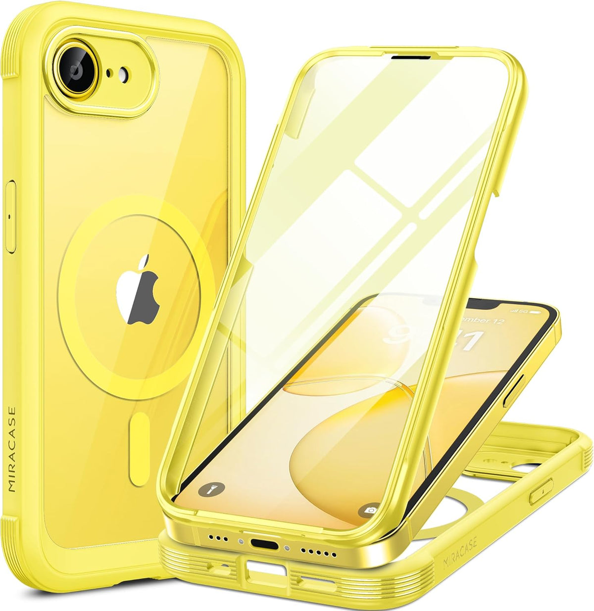 Clear Full-Body MagSafe Case for iPhone 17 Pro Max 6.9", Built-in Screen & Camera Protector