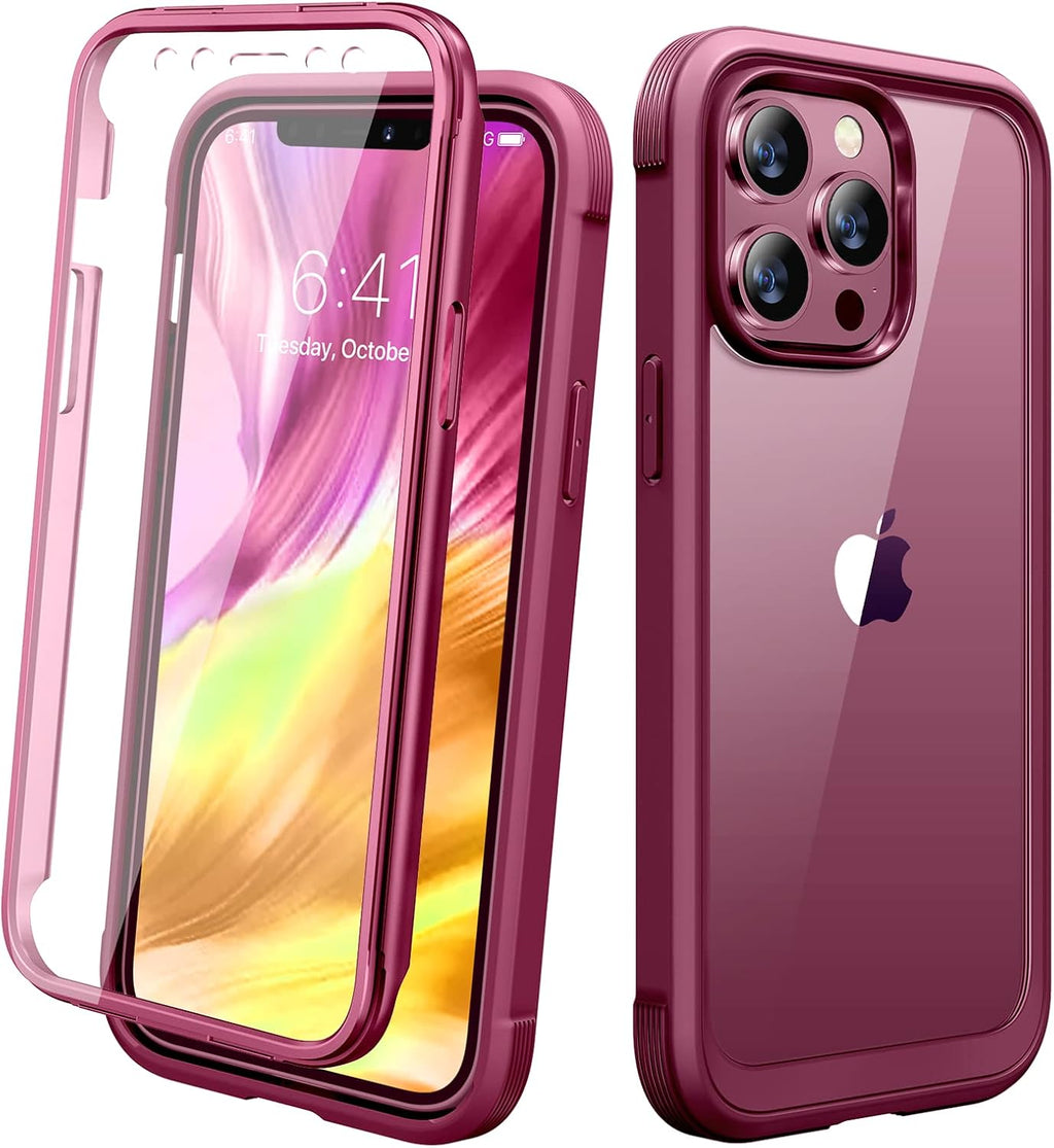 Clear Full-Body MagSafe Case for iPhone 17 Pro Max 6.9", Built-in Screen & Camera Protector