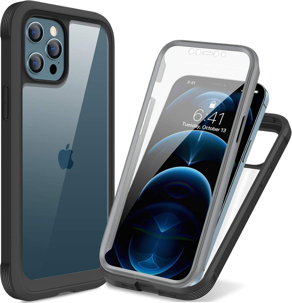 Clear Full-Body MagSafe Case for iPhone 17 Pro Max 6.9", Built-in Screen & Camera Protector