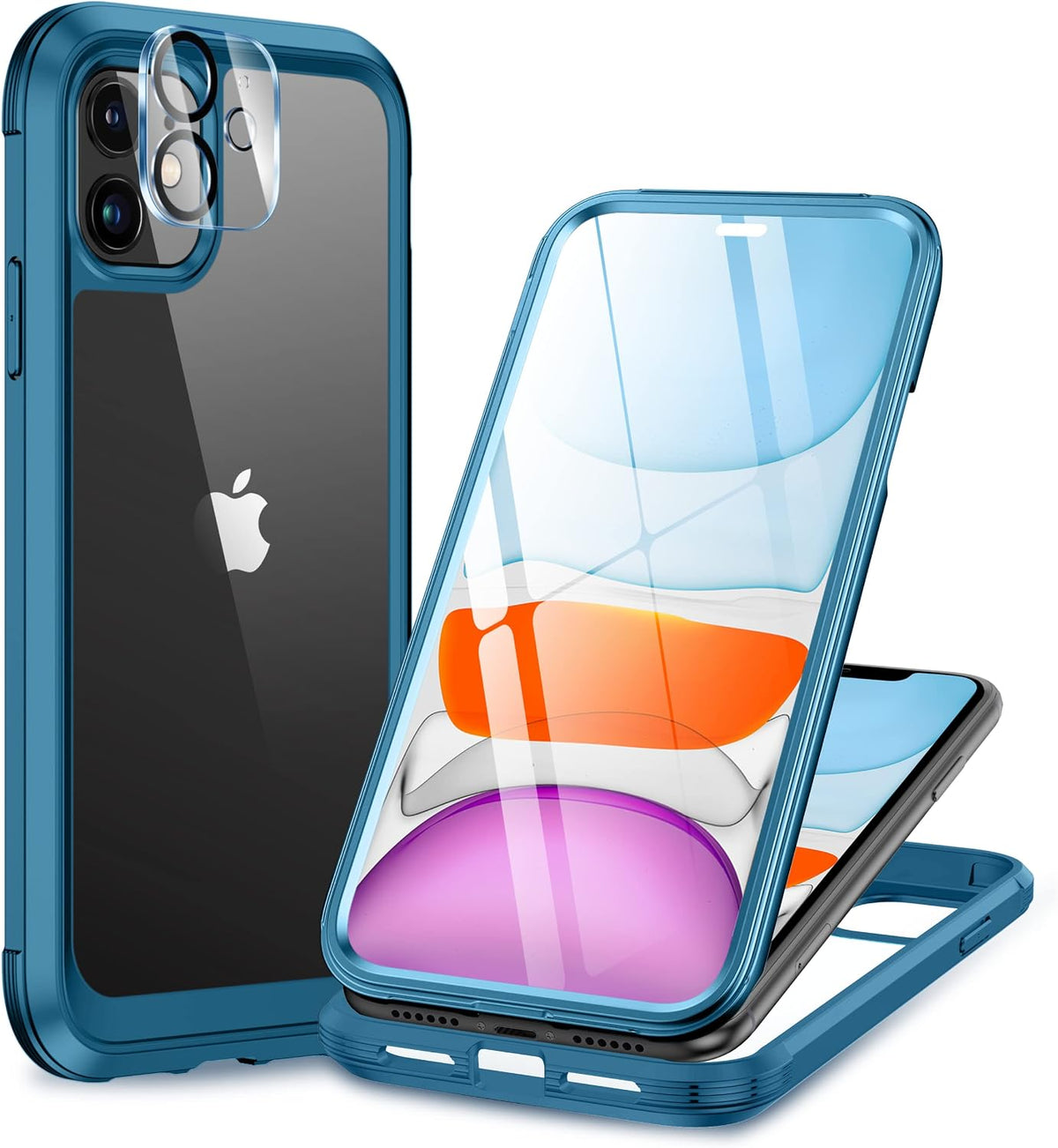 Clear Full-Body MagSafe Case for iPhone 17 Pro Max 6.9", Built-in Screen & Camera Protector