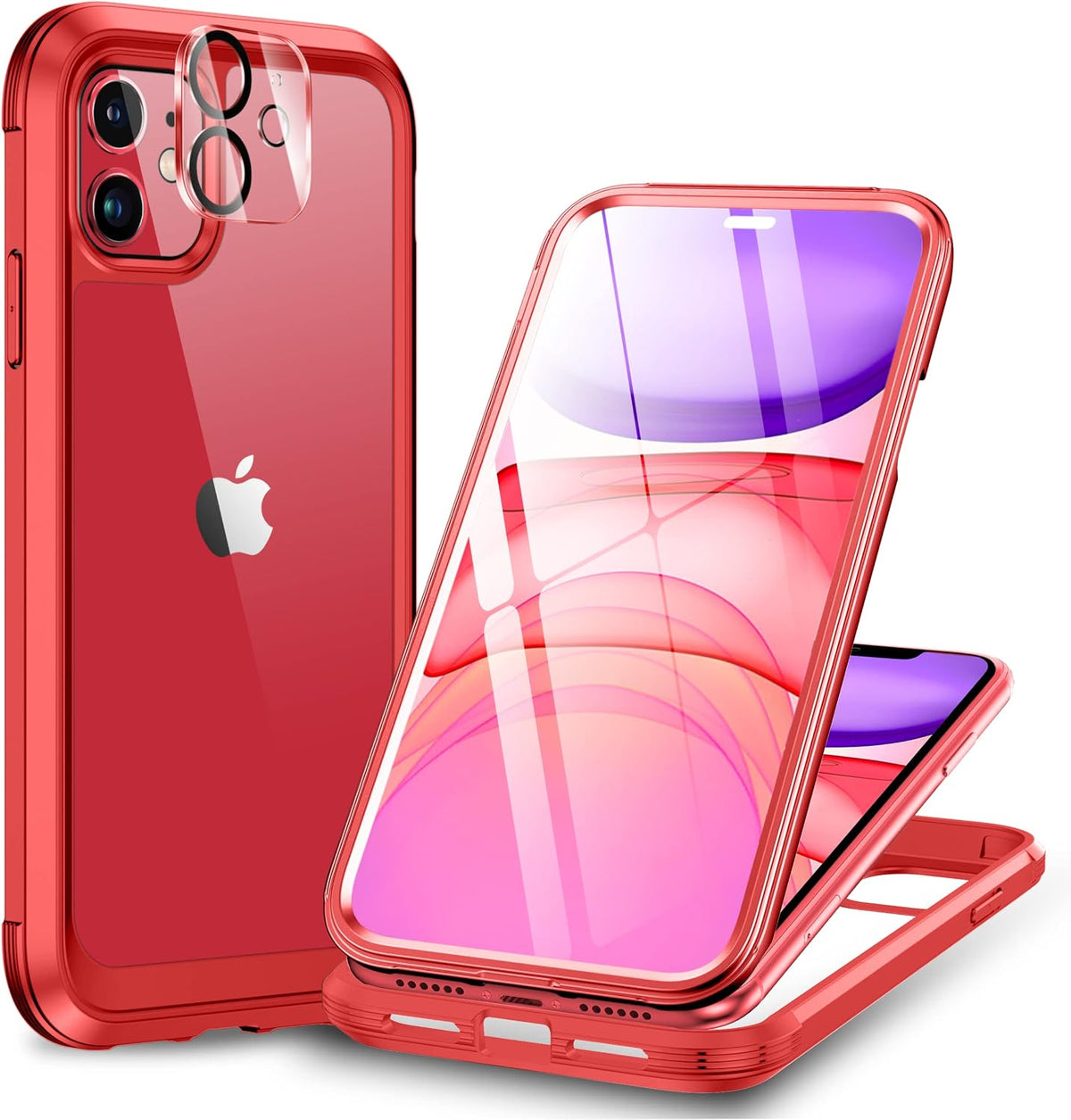 Clear Full-Body MagSafe Case for iPhone 17 Pro Max 6.9", Built-in Screen & Camera Protector