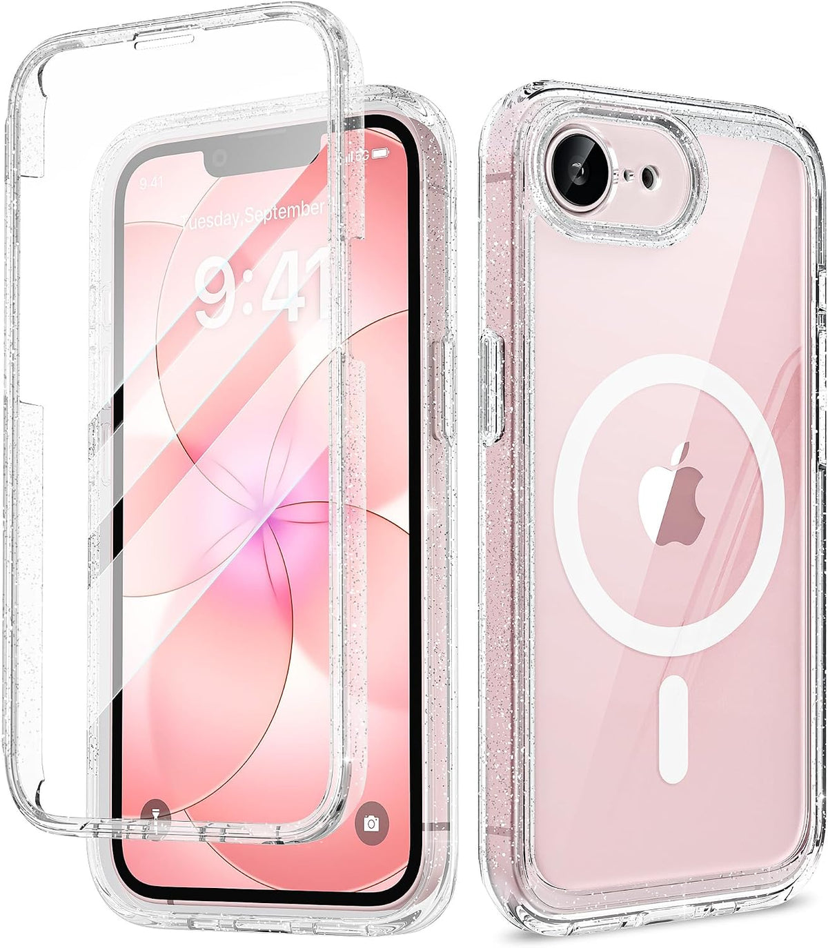 Clear Full-Body MagSafe Case for iPhone 17 Pro Max 6.9", Built-in Screen & Camera Protector