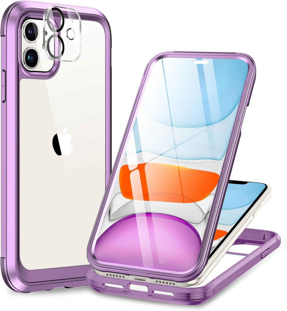 Clear Full-Body MagSafe Case for iPhone 17 Pro Max 6.9", Built-in Screen & Camera Protector