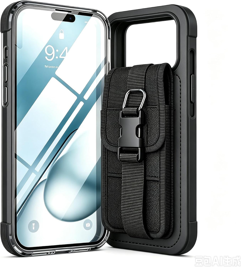 Clear Full-Body MagSafe Case for iPhone 17 Pro Max 6.9", Built-in Screen & Camera Protector